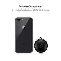 베이비모니터Escam V380 미니 와이파이 IP 카메라 HD 1080P 무선 실내 Nightvision 양방향 오디오 모션 감, 03 ADD 64G TF CARD_02 미국 플러그