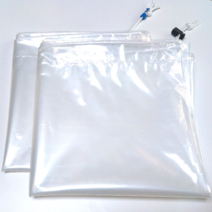 끈으로 조이는 다용도 대형 비닐봉투, [9] 가로 100cm X 세로 150cm, [1] 클립, 고강도 (0.075mm) 1매