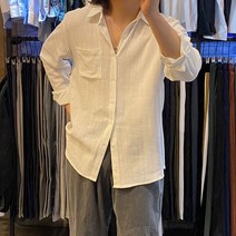 어썸블랑 남성용 여름 린넨남방 마셔츠 리넨셔츠 5컬러