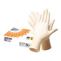 크린가드 라텍스 S 100매x10팩 (반박스) 요리 일회용 장갑 위생용 다용도 셰프 장갑, 1개, 기본