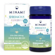 미나미뉴트리션 모어DHA 키즈 어린이 오메가3, 1개, 60캡슐