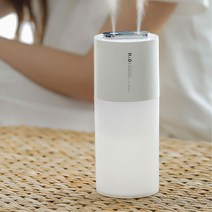 사무실 습도조절용 미니가습기 사무실가습 침실가습기, 무선충전형 핑크