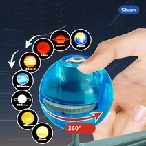 태양계 행성 모델 8 세트 어린이 과학 증기 프로젝터 퍼즐 장난감 아기 교육 완구에 대한 회전 Astrometer