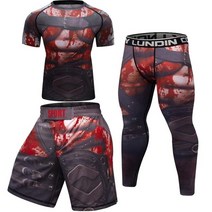 주짓수래쉬가드 레쉬가드 도복 파이터 MMA 운동복 훈련복무에타이 반바지 정장 킥복싱