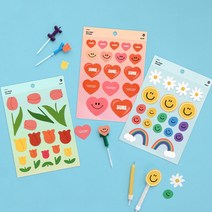 아이코닉 빅포인트 스티커 (데코 다꾸 폰꾸 노트북스티커 꾸미기 리무버블), 04 Jelly bear