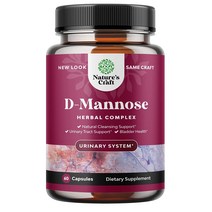 Natures Craft 디마노스 500mg 디만노스 크랜베리추출물 60 베지캡슐