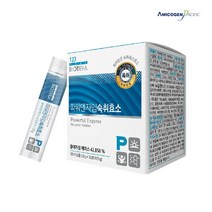 파워 엔자임 숙취효소 큐어자임-에이스 분말형 스틱 음주 전 후 한포씩 3.5g x 30포