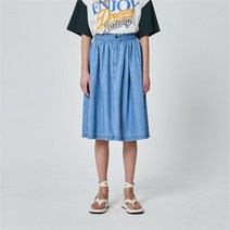 쥬시쥬디 NC02 텐셀데님미디스커트 JWSK327A