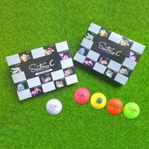 넥센 세인트나인C 골프공 3피스 고반발 골프공 12구, 컬러12구(1더즌), 12개, 12개