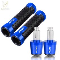 스즈키 용 GSXR125 GSX-R 125 바이크 오토바이 핸들 바 그립 엔드 액세서리, [04] blue blue black