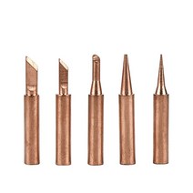 JCD 납땜 인두 팁 5 개 900m-t 금속 헤드 무연 솔더 용접 DIY 수리 재 작업을위한 도구, CHINA, 금, 금