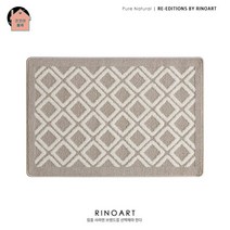 발매트 현관러그 러그 웰컴매트, 60*90cm, [도닝 스퀘어 브릭 뉴 컬러 도어매트]