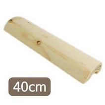 SW 편백나무 발목펌프운동기구 반쪽 40cm (발마사지 발지압기, 길이40높이6cm