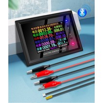 라돈 측정기 방사능 공기질 DT24P 0-1000V 100A Amp Meter DC 전원 전압계 전류계 배터리 용량 테스터 게이, 한개옵션0