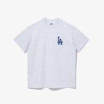 M 뉴에라반팔티 NQC 13086609 뉴에라 공용 MLB 7이닝 스트레치2 LA 다저스 티셔츠 헤더