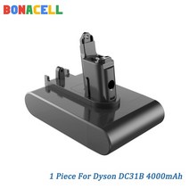 디월트파워스택 배터리 dc35 dc45 dc31b dc34 dc44 동물 dc56 dc57용 dc31 type b 22 2v 4000mah 리튬 이온 진공 유형 b만, 1 dc31b 4000, 1개