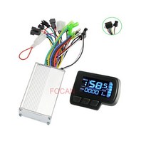 자동차게이지 24V 36V 48V 350W 전기 자전거 컨트롤러 LCD 디스플레이 패널 전자 스쿠터 브러시리스 EN06 FC-200 G51, 04 EN06 24V 36V 48V