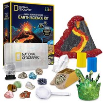 NATIONAL GEO그래픽 Graphic 베터리 메이킹 과학 키트 감자와 동전을 사용한 두 개의 STEM 전기 프로젝트 아이들을 위한 회로 교육, Earth Science