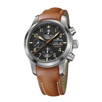 포르티스 Fortis Aero마스터 크로노그래프 오토메틱 블랙 다이얼 남성 손목시계