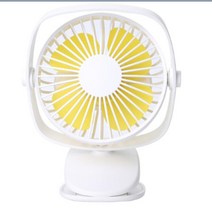 유모차 선풍기 고정클립형 탁상형, 유모차선풍기, 화이트
