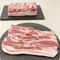 수입(캐나다산) 냉장 삼겹살 500g (1cm / 2cm) 캠핑 바베큐 돼지고기 통삼겹, 통삼겹(1kg)