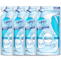 페브리즈 섬유탈취제 리필 320ml x 4개, 상쾌한향 4개