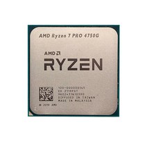 AMD 라이젠 7 프로 CPU 프로세서 4750G R7 3.6GHz 8 코어 16 스레드 65W L3 = 8M 100-000000145 소켓 AM4 팬 미포함