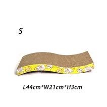 냥오름 오르간야옹이장난감 삼줄볼장난감수직형 붙이는스크래쳐 디럭스 고양이 장난감 고양이 스크래치 보드 패드 긁적 고양이 골판지 패드 고양이 네일 스크레이퍼 매트 매트리스 선물, s, s