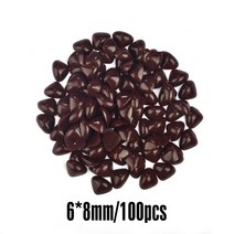 인형 액세서리 블랙 플라스틱 봉제 안전 코 아미구루미 DIY 재미있는 장난감 눈 애니메이션 공예 제작 100 개, [04] Brown