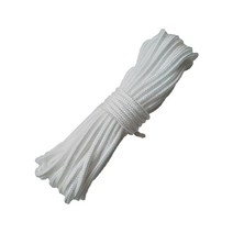 마닐라 로프 직경 4 mm 5 10 20 30 미터 코어 회전 낙하산 코드 끈 텐트 하이킹 캠핑 빨랫줄 diy 팔찌, 하얀, 5m