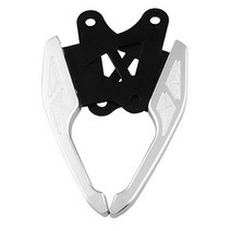 오토바이 바이크 핸들바 자전거 핸들 cnc 리어 그랩 승객용 레일 msx 125 m3 13-15 honda grom 승객용 핸드 레일 그립용 사이드 핸드 그립, 은