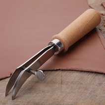 가죽공예독학 가죽공예도구 가죽공예재료 가죽 조정 가능한 커터 DIY 수제 크림 퍼 슬롯 및 홈 가공 장치, 한개옵션0, 한개옵션0