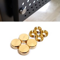 카런 고급형 메탈 피스마감재 볼트캡 (골드 4개한세트), 4개