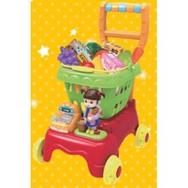 크리스마스선물용 4살여아 카트장난감 장난감돈 창의력 사고력 5살 아이들 유치부 역할놀이 산타 생일 마켓