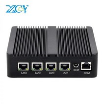 XCY-미니 PC 인텔 셀러론 J4125 쿼드코어 4x LAN 2.5G i225V NIC 소프트웨어 라우터 방화벽 VPN NAS 서버 Vitualization, RAM 없음 SSD 없음