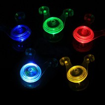 비케이웰텍 LED 스트링가드 감성 캠핑용품 걸림방지 자전거 안전등 후미등 안전용품, 그린