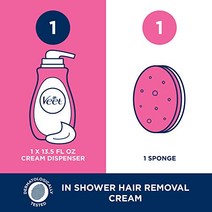 탈모제 헤어 영양제 veet 샤워 크림 식물 영감 미각 바디 400ml (2 팩)