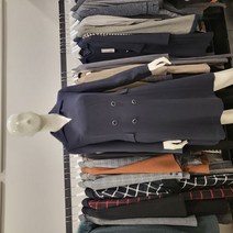 막스카라 더블 단추 카라 H라인 원피스 M01MWO014MEA155