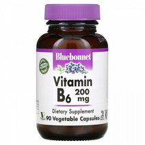 (아이허브) Bluebonnet 비타민B-6 200mg 90베지캡슐 빠른직구
