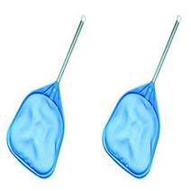 2) Hydrotools 8050 Swimming Pool Spa Tub 12” Aluminum Handle Leaf Net Skimmers, 1