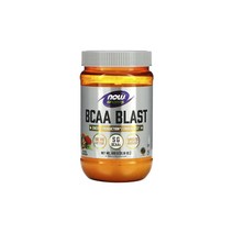 NOW Foods 나우푸드 스포츠 BCAA Blast Natural Raspberry 21.16oz(600g)에리스리톨 구아껌 잔탄검 이산화규소 stevia leaf extract