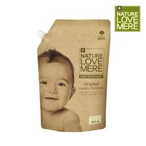 네이쳐러브메레 유아 오리지널 세제 리필형 허브가든향 1300 ml, 1300ml, 8개