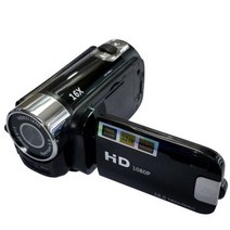 카메라 1080P 풀 HD 16 백만 화소 DV 캠코더 디지털 비디오 스크린 16X 야간 촬영 줌, 2 black EU plug, 1 CHINA
