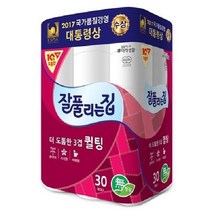 물에잘녹는 두루마리휴지 잘풀리는집 퀼팅 화장지 30롤 1팩 먼지없는 비데용 코스트코 홈쇼핑, 상세페이지 참조, 상세페이지 참조