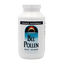 소스내추럴스 비 폴렌 500 mg 250 타블렛, 5병, 250정