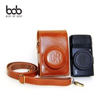 [IL∃7] bob 리코 RICOH GR 1 2 하이엔드 카메라 가죽케이스 크로스백 카메라백 용가방 고급 보관백_E∃8260eA, 블랙, ∠Op_리코GR1.2공용