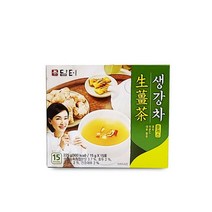 담터 생강차 플러스 15스틱 믹스 전통차 호두 아몬드 대추 함유, 담터 생강차플러스15스틱