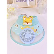 선풍기선캡 선풍기모자 시원한 선캡 모자 여름 야외