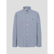 [빈폴] [SLIM] 시어서커 깅엄 체크 셔츠 네이비 BC3364C41R