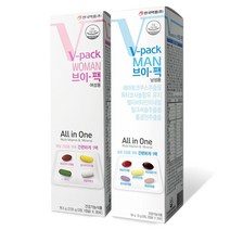 [안국약품]브이팩 V-PACK 남성 30포X1박스+여성 30포X1박스, 없음